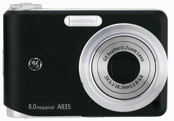 GE A835 Black Digital 8.0 Megapixels Camera