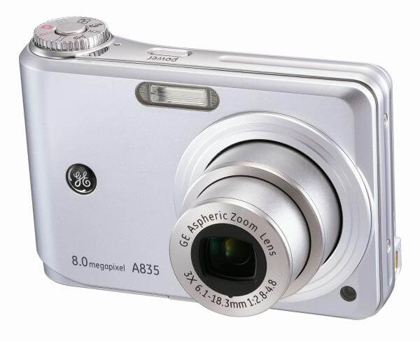 GE A853 Silver Digital 8.0 Megapixels Camera 