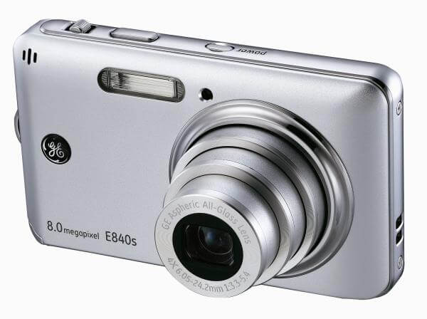 GE E840 8 Megapixel Silver Digital Camera 