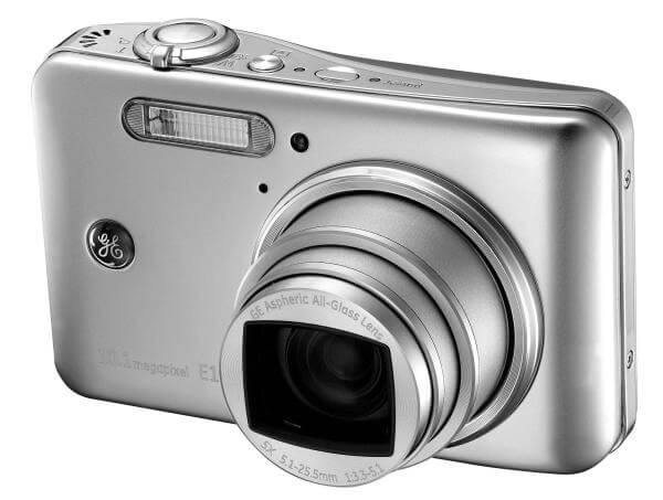 GE E1050 10.5 Megapixels Silver Digital Camera 