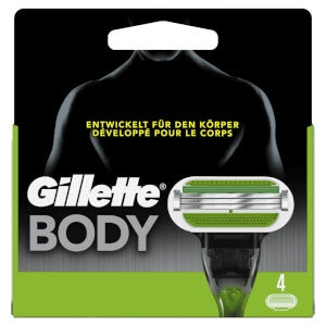 Gillette Body Rasierklingen (4 Stück)