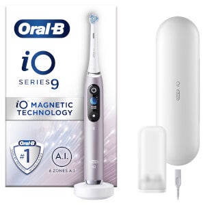 Oral-B iO9 Rose Quartz Electric Toothbrush with Charging Travel Case
