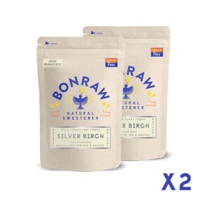 Natural Sweetener Silver Birch Granulated Twin Pack