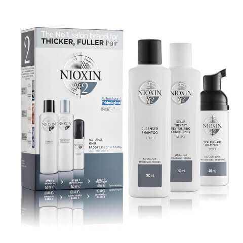 Zkušební sada NIOXIN 3-dílný systém 2 pro přírodní vlasy s pokročilým řídnutím