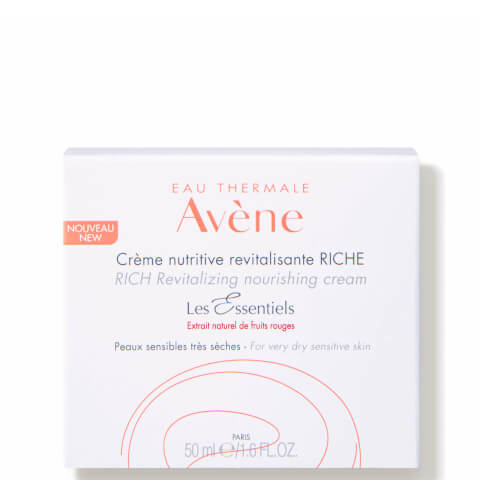 Avène Les Essentiels Rich Revitalizing Nourishing Cream Moisturiser for Dry, Sensitive Skin 50ml