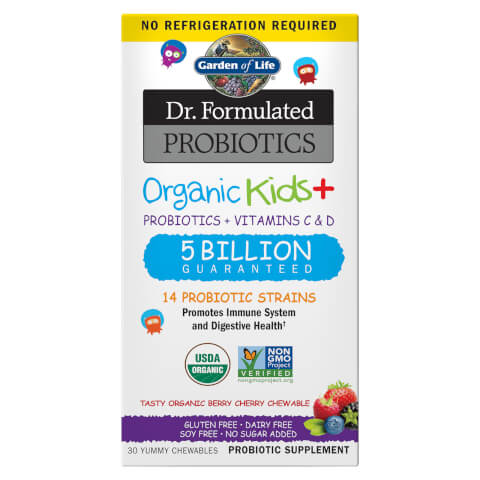 Probiotic Organic Kids' - Berry Cherry - 30 Chewables