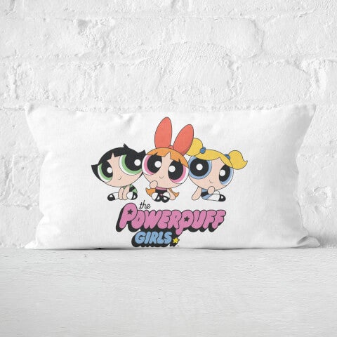 The Powerpuff Girls Pink PPG Heart Rectangular Cushion