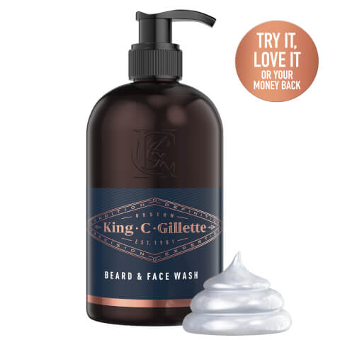 Gillette King C. Gillette Beard and Face Wash 350ml
