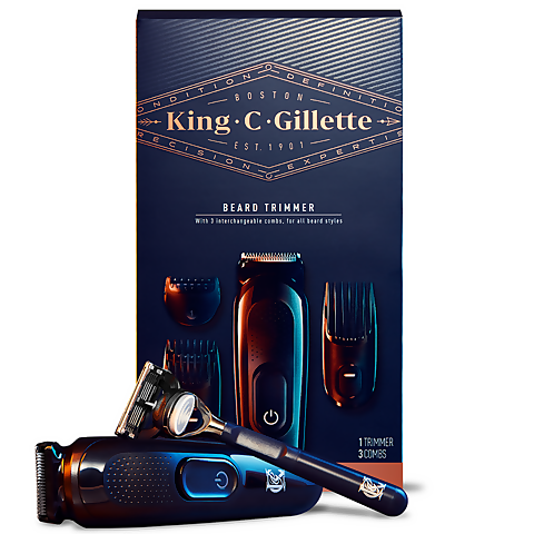 King C. Gillette Beard Trimmer and Shaving and Edging Razor