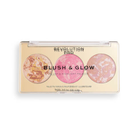 Revolution Pro Blush & Glow Palette - Rose Glow 2.8g