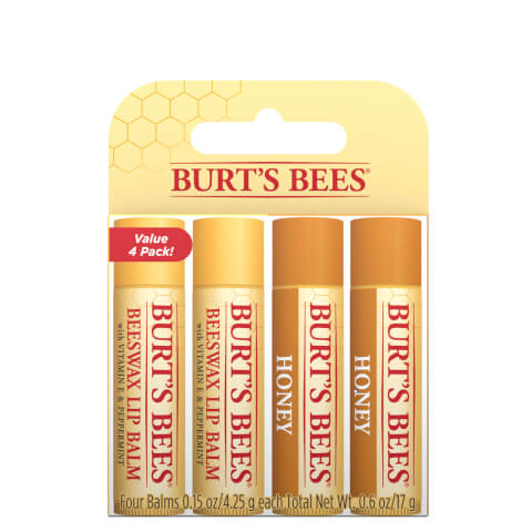 Bienenwachs und Honig Lippenbalsam (4er Pack)