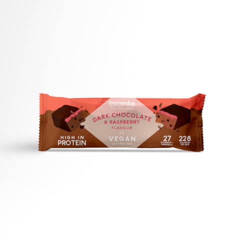 Plant Based Meal Replacement Dark Chocolate & Raspberry Layered Bar