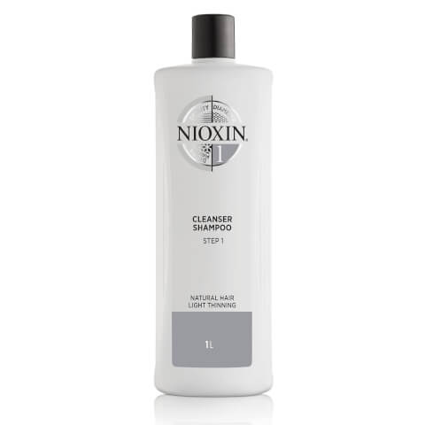 Nioxin System 1 Cleanser Shampoo for Natural Hair with Light Thinning 33.8 oz