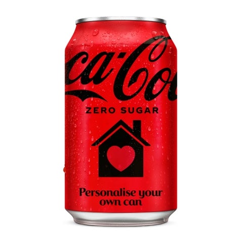 Coca-Cola Zero Sugar 330ml - Personalised Can