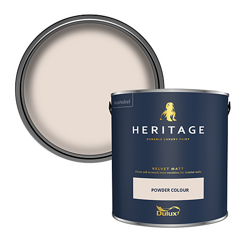 Dulux Heritage Matt Emulsion Paint - Powder Colour - 2.5L