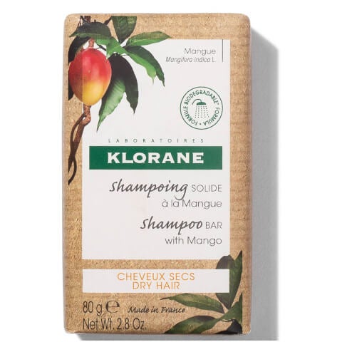 KLORANE Nourishing Solid Shampoo Bar with Mango for Dry Hair 80g
