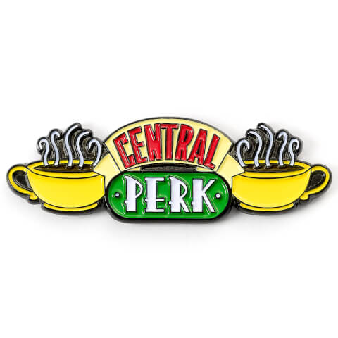 Friends the TV Series Central Perk Pin Badge - Silver