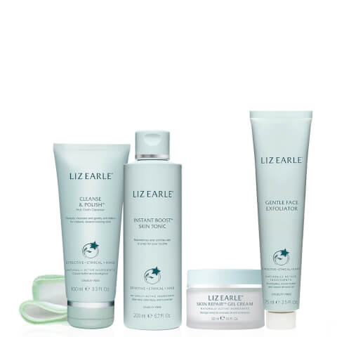 Набор средств для ежедневного ухода за кожей лица Liz Earle Your Daily Routine with Skin Repair Gel Cream Try-Me Kit