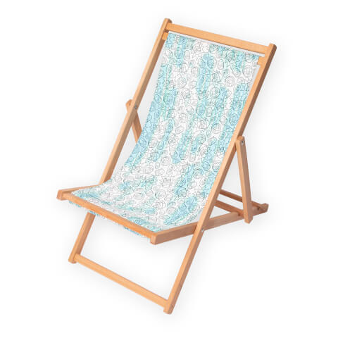 Decorsome x Rick and Morty Portal Heads Deck Chair