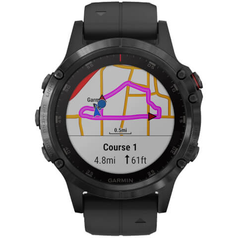 Garmin Fenix 5 Plus GPS Watch - Black