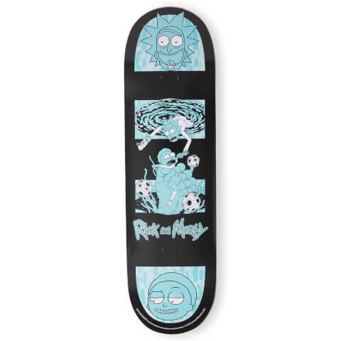 Rick & Morty x Dust! - Planche de Skatebord Exclusive - Portal Reach