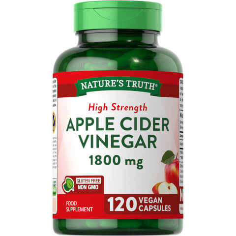 Apple Cider Vinegar 1800mg - 120 Capsules