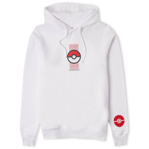 Pokémon Pokéball Unisex Hoodie - White