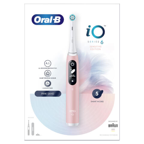 Oral-B iO6 Elektrische Tandenborstels Duoverpakking - Zwart & Roze