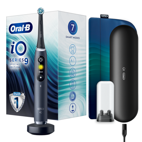 Oral-B iO9 Speciale Editie Elektrische Tandenborstel Zwart Onyx