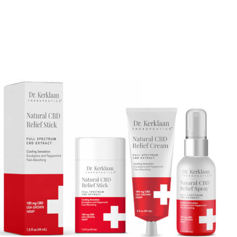 Dr. Kerklaan Therapeutics Natural CBD Relief Kit (Worth $204.00)