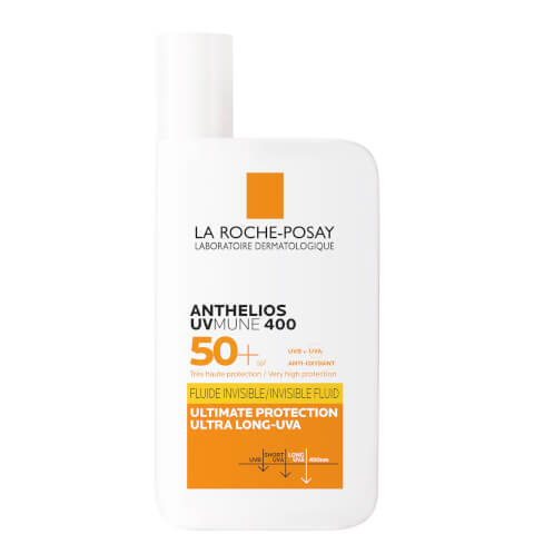 Crème solaire fluide invisible UVMune 400 Anthelios SPF 50+ La Roche-Posay 50 ml