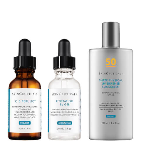 SkinCeuticals Vitamin C and Mineral Sunscreen Kit for Dry Skin (Worth $291.00)