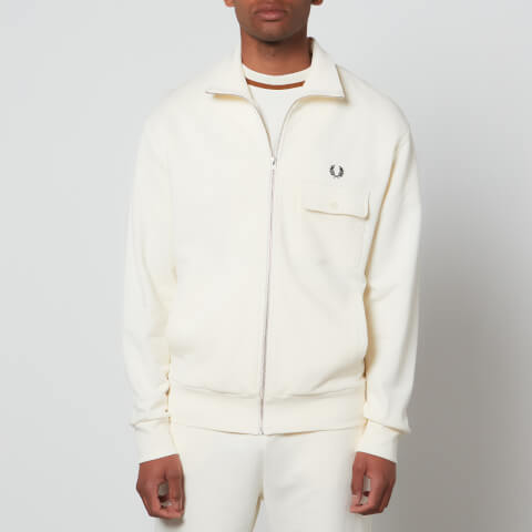 Fred Perry Men's Funnel Neck Track Jacket - Ecru