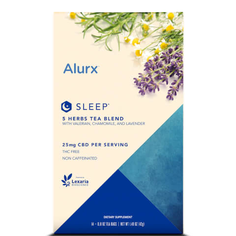 Alurx 5 Herb Tea Blend with CBD (14 Count)