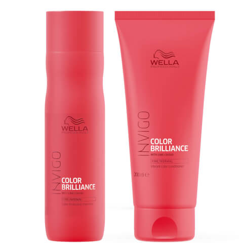 Wella Professionals Invigo Color Brilliance Colour Protection Shampoo and Conditioner Regime Bundle