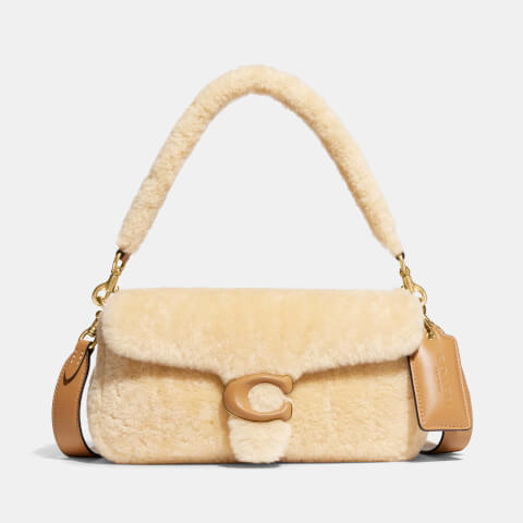 Coach Pillow Tabby 26 Shearling and Leather Bag