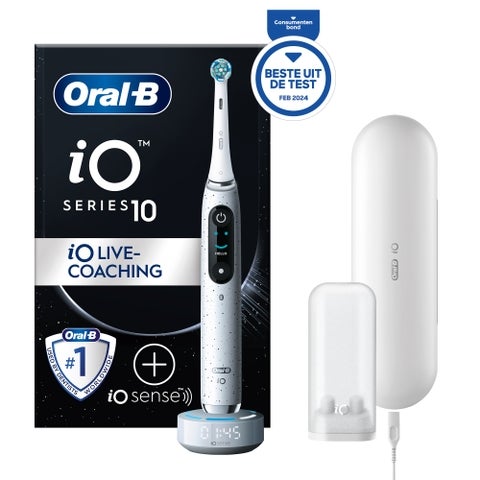 Oral-B iO 10 Stardust Elektrische Tandenborstel Wit