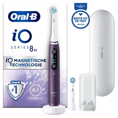 Oral-B iO 8N Elektrische Tandenborstel Violet