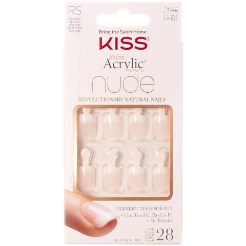 Kiss Salon Acrylic Nude Nails- Breathtaking