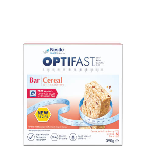 OPTIFAST VLCD Bar Cereal (6 Pack)