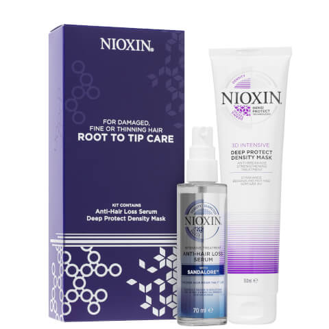 NIOXIN Intensive Treatment Duo - Anti Hair Loss Serum and Deep Repair Mask