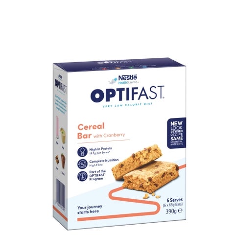 OPTIFAST VLCD Bar Cereal (6 pack)