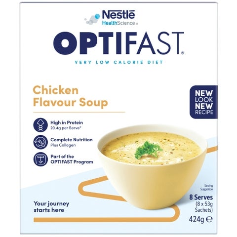 OPTIFAST VLCD Soup Chicken Flavour (8 Pack)