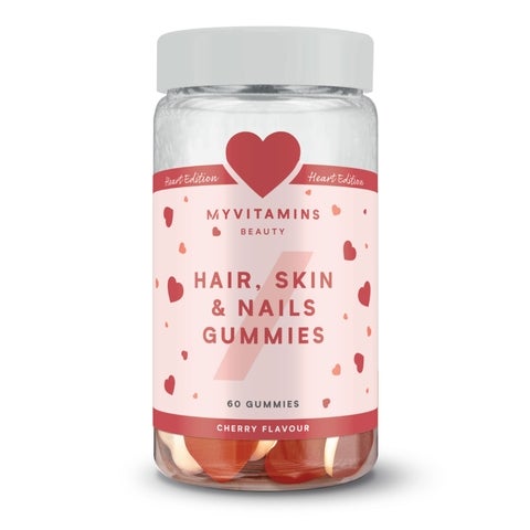 Hair, Skin & Nails Gummies - Double-Layered Heart Edition