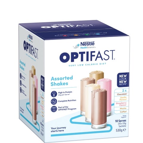 OPTIFAST VLCD Shake Assorted Flavours (10 Pack)