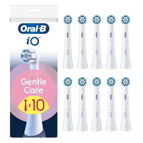 Oral-B iO Series Gentle Care Brush Heads White, 10 Pieces (Dentist)