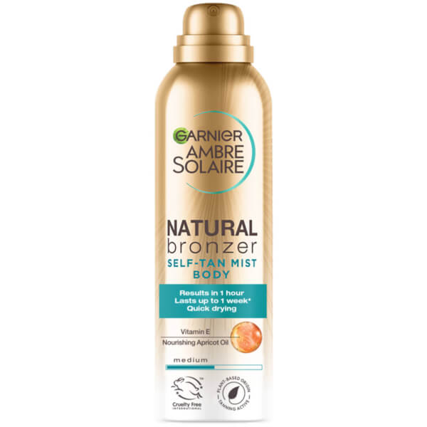 Garnier Bronzer Naturale Abbronzante Corpo Asciugatura Rapida Autoabbronzante Medio Garnier Ambre Solaire 150ml