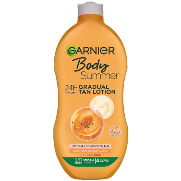 Garnier Garnier Summer Body Hydrating Gradual Tan Moisturiser Dark 400ml