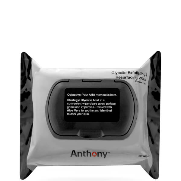 Anthony Anthonyglycolic Exfoliating and Resurfacing Wipes (30 Wipes)