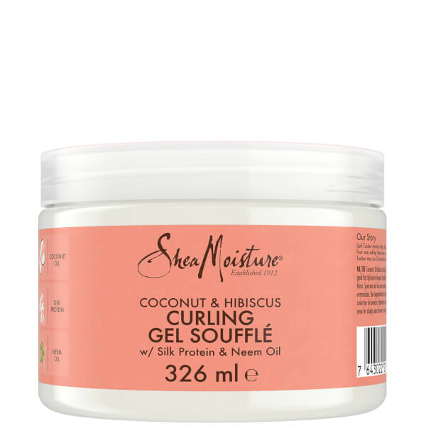 SheaMoisture Shea Moisture spuma-gel per capelli ricci al cocco e ibisco 326 ml
